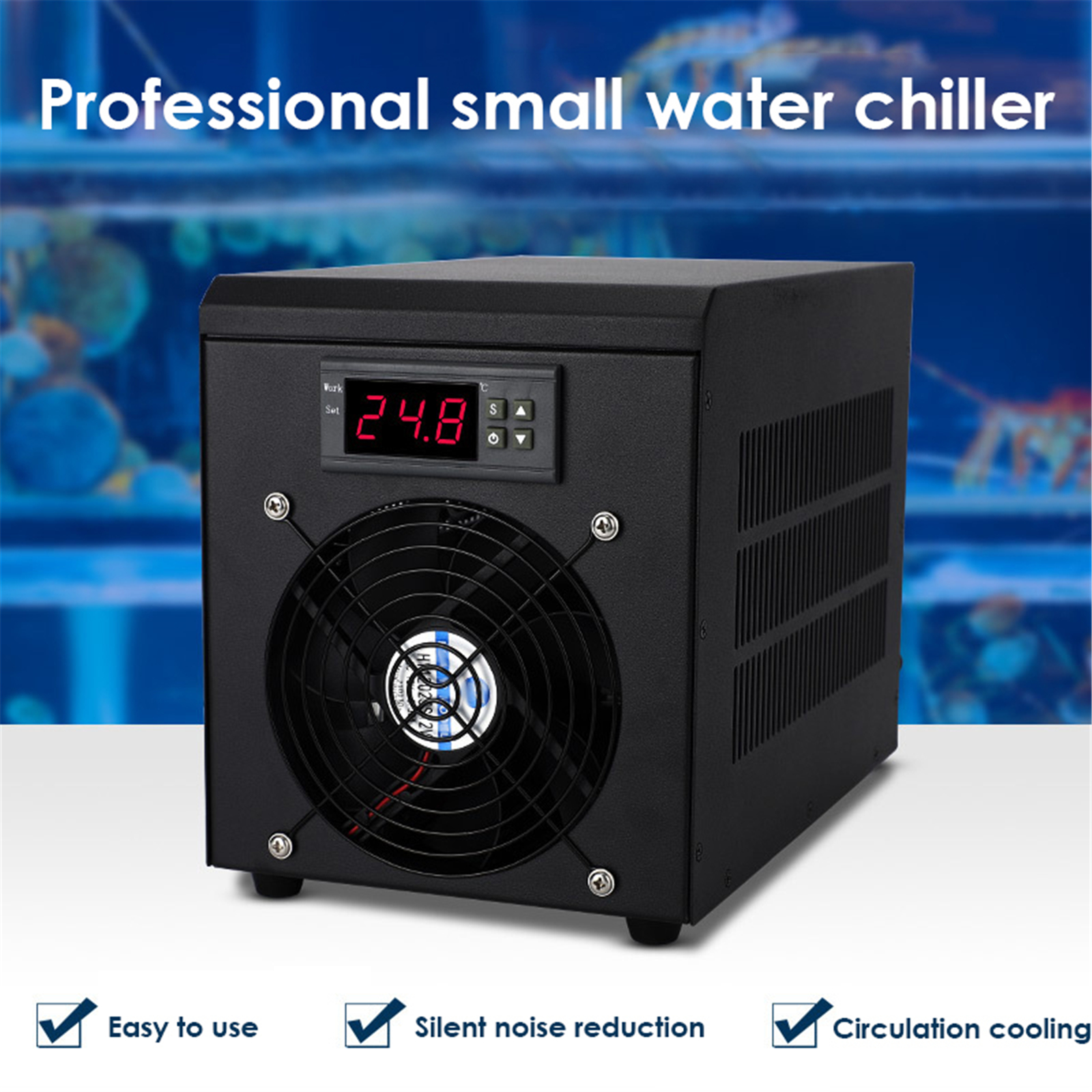 180W Aquarium Water Chiller 55 - Marine Aquarium Chiller avaliação e preço