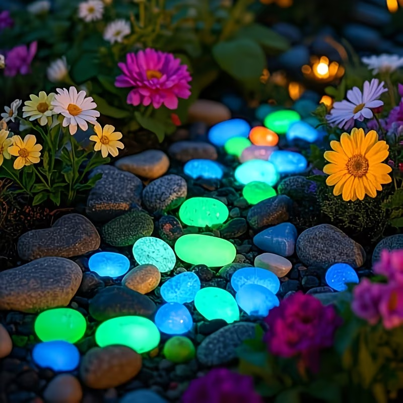 300PCS Luminous Pebble Set,0.9 - Aquarium Marine Stone avaliação e preço