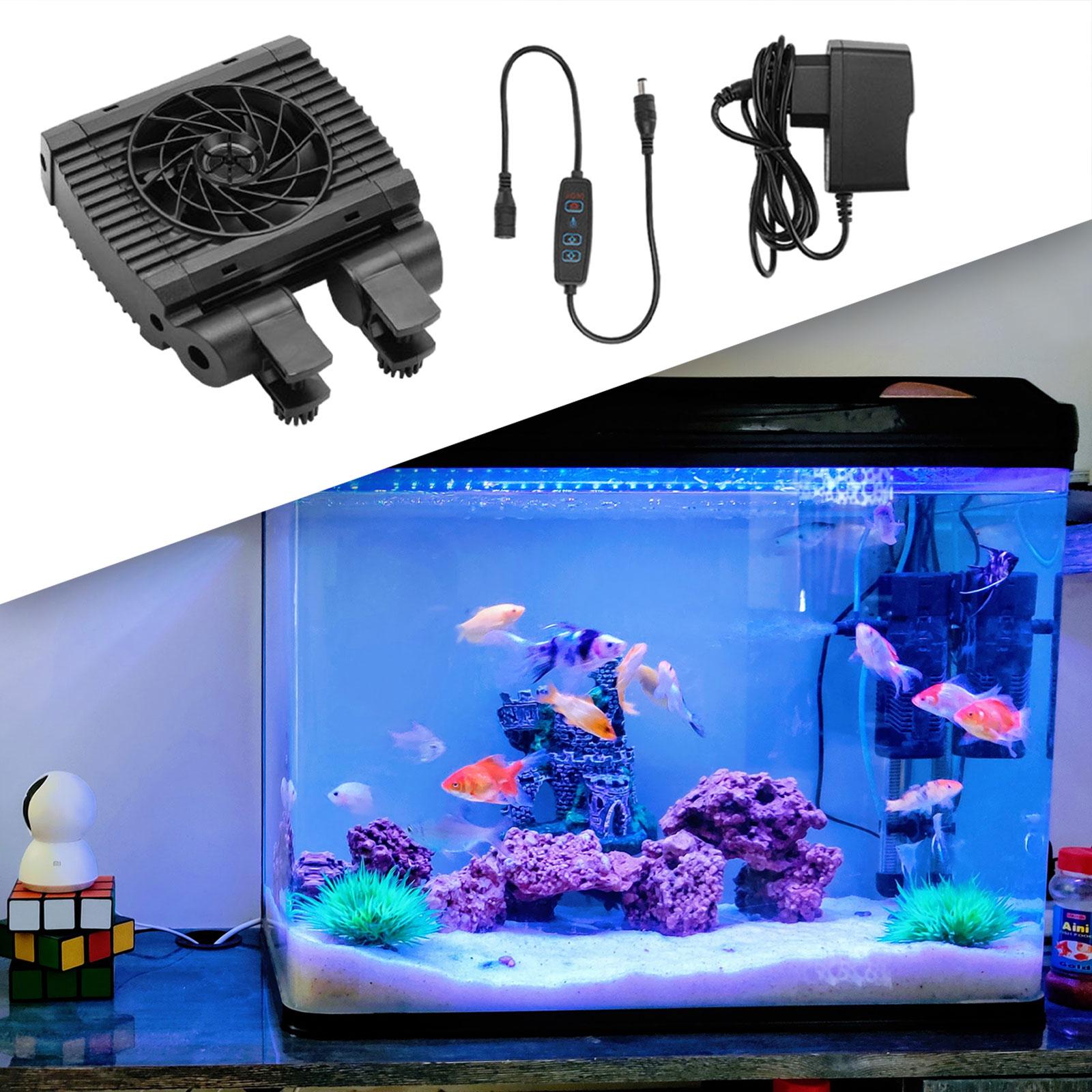 Fish Tank Cooling Fan Aquarium - Marine Aquarium Chiller avaliação e preço
