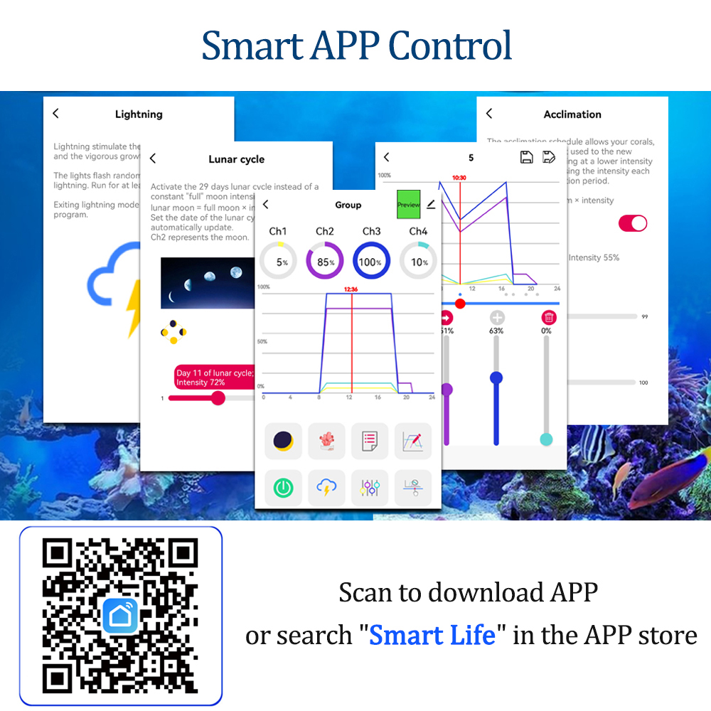 NEW PopBloom RL90 WiFi Led Aqu - Marine X Aquarium avaliação e preço
