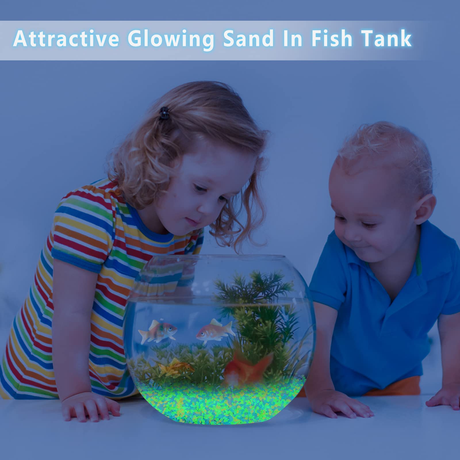 1000Pcs Luminous Sand Glow In  - Aquarium Marine Stone avaliação e preço