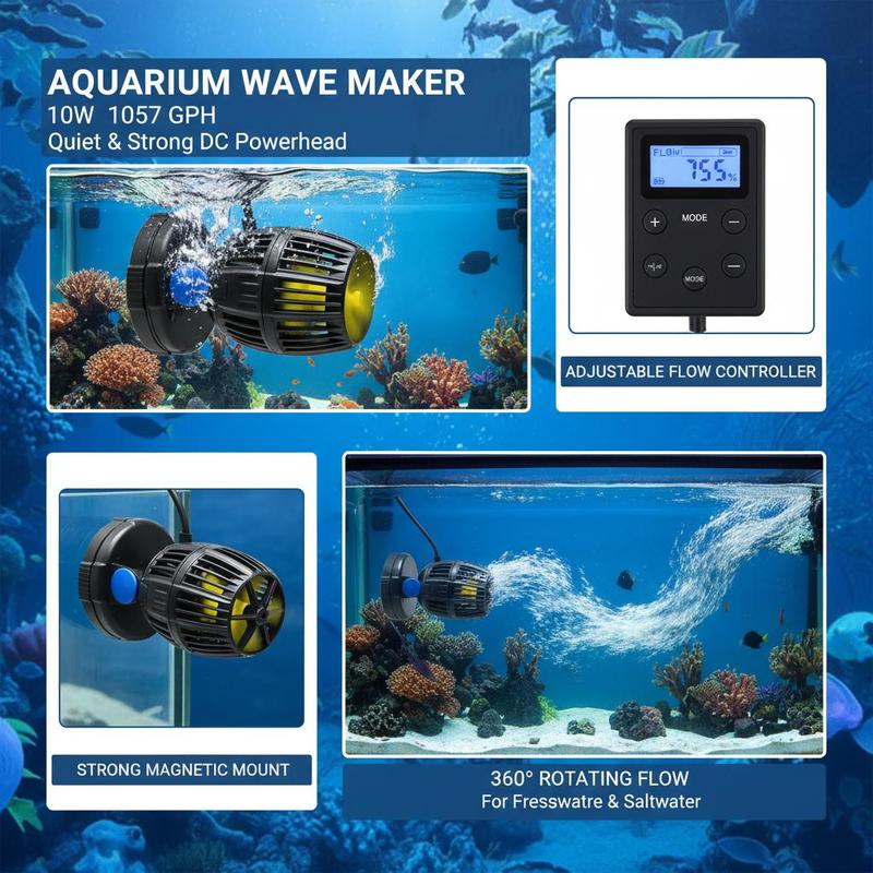 Aquarium Wave Maker, 10W, 1057 - Powerhead Wave Maker avaliação e preço