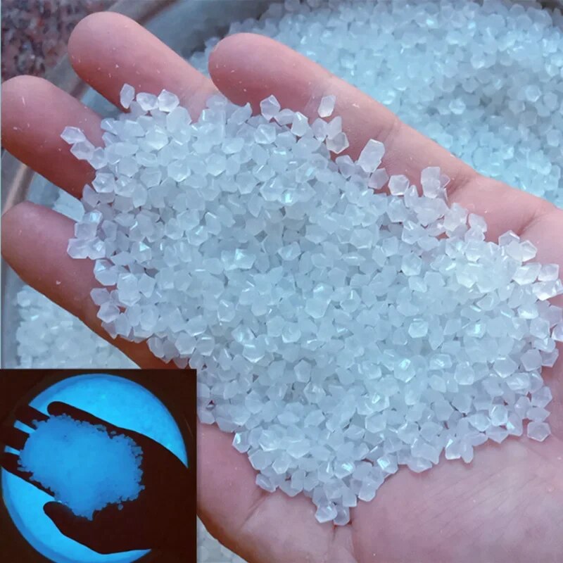 1000pcs 3-5mm Luminous Sand Gl - Aquarium Marine Stone avaliação e preço