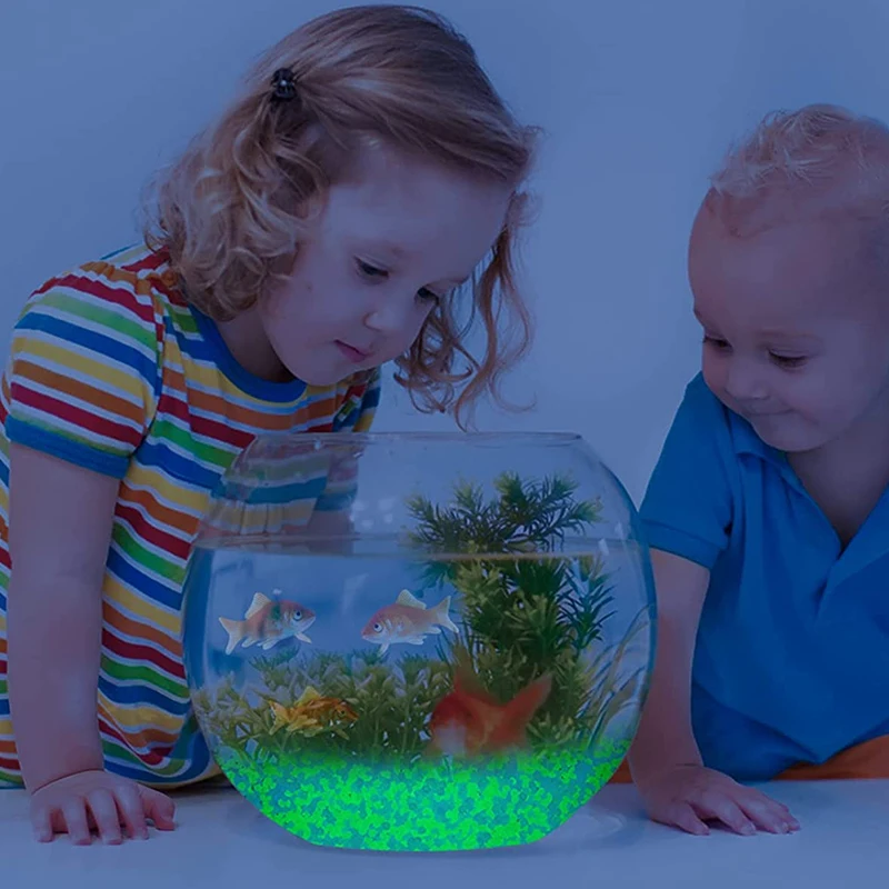 1000pcs 3-5mm Luminous Sand Gl - Aquarium Marine Stone avaliação e preço