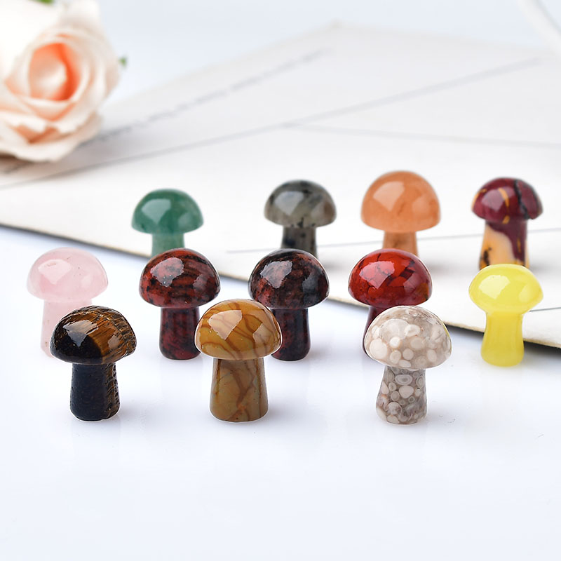 10Pcs Natural Crystal Mini Mus - Aquarium Marine Stone avaliação e preço