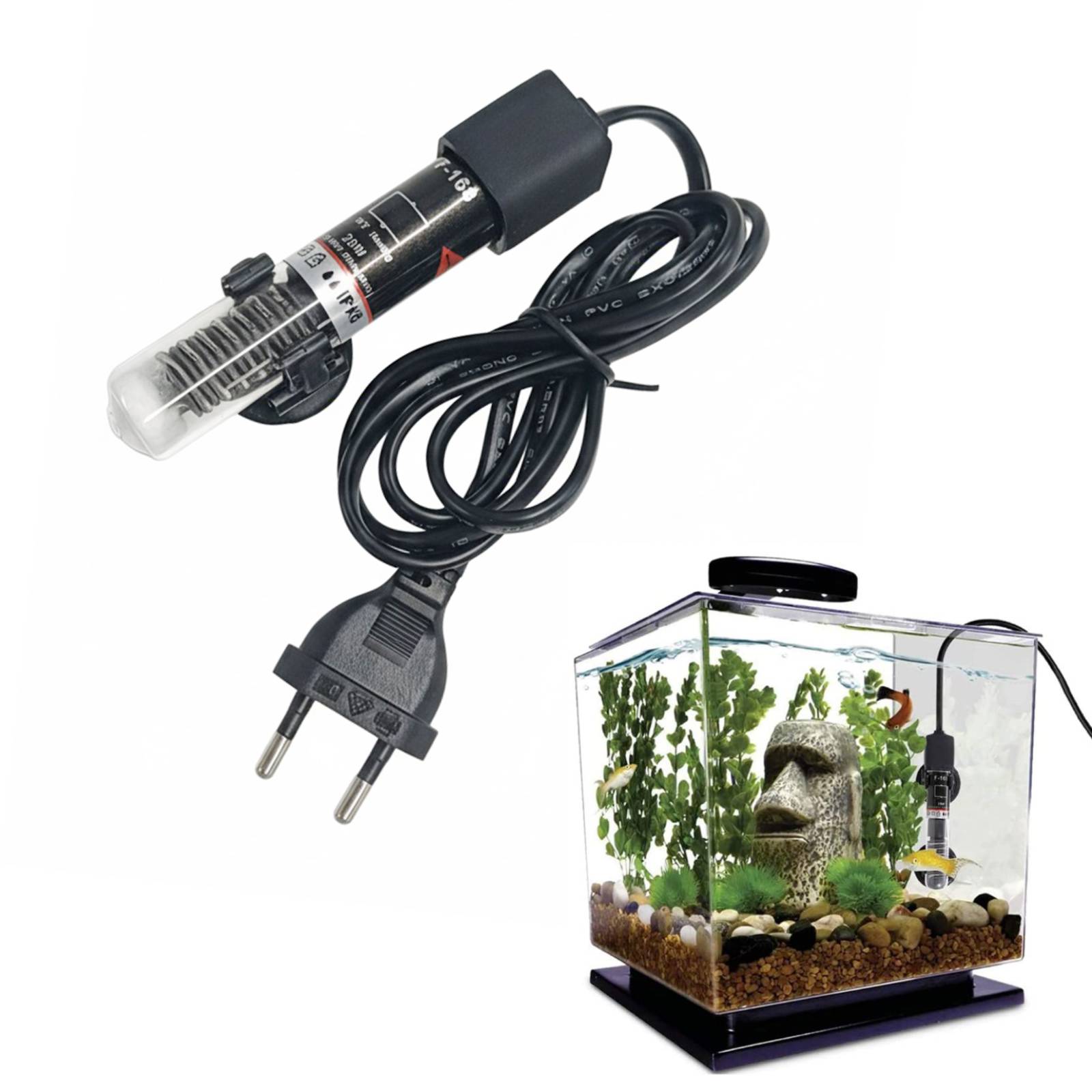 Mini Aquarium Heater Submersib - Marine Aquarium Water avaliação e preço