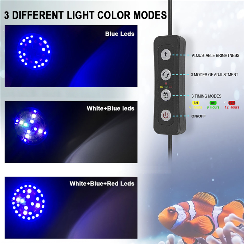 30W Aquarium Fish Tank Sea Wat - Marine Aquarium Water avaliação e preço