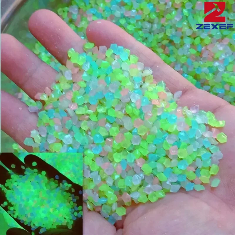 1000pcs 3-5mm Luminous Sand Gl - Aquarium Marine Stone avaliação e preço