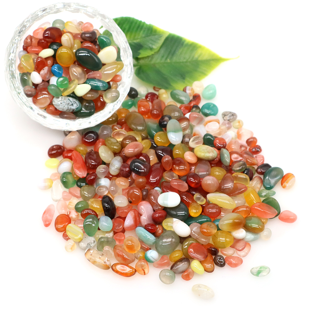 Natural Stone Tumbled Agate Gr - Aquarium Marine Stone avaliação e preço