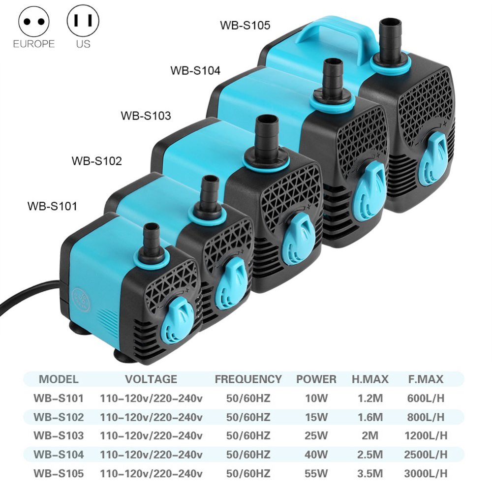 220V Ultra Quiet Submersible W - Marine Aquarium Water avaliação e preço