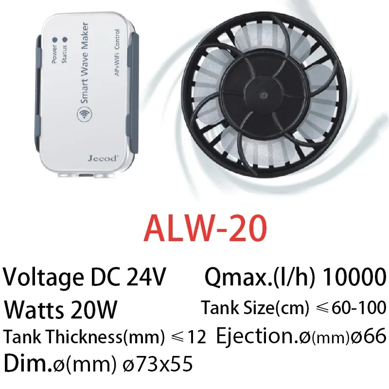 Jebao Jecod New ALW Series WIF - Powerhead Wave Maker avaliação e preço