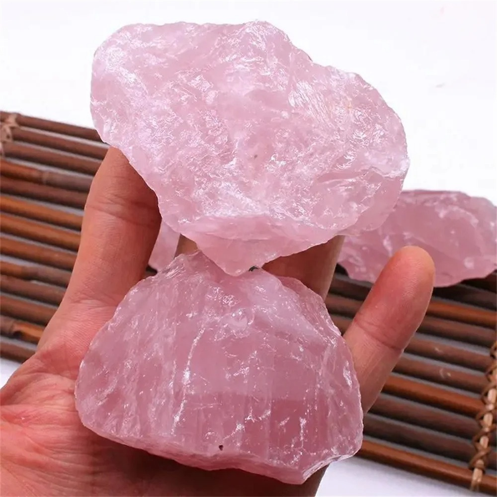 Pure Natural Pink Rose Quartz  - Aquarium Marine Stone avaliação e preço
