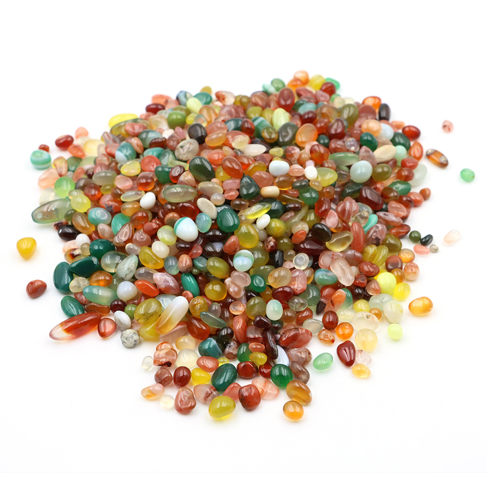 Natural Colorful Agate Gravel  - Aquarium Marine Stone avaliação e preço