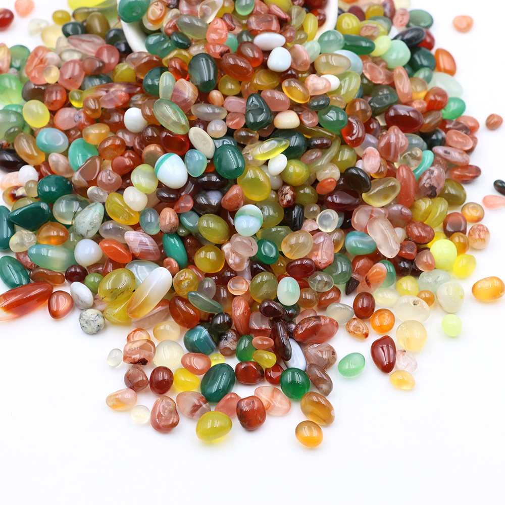 Natural Colorful Agate Gravel  - Aquarium Marine Stone avaliação e preço