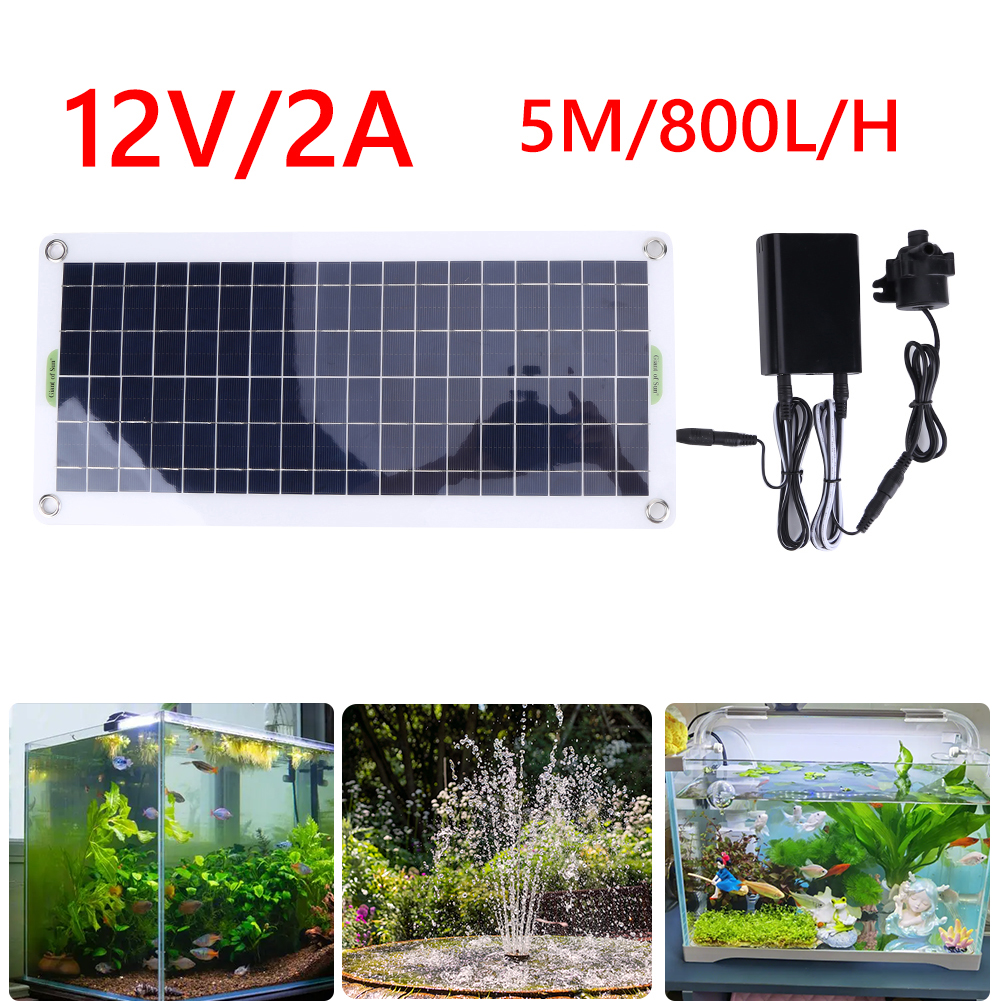 18V 30W Fountain Panel Pump Ga - Marine Aquarium Water avaliação e preço