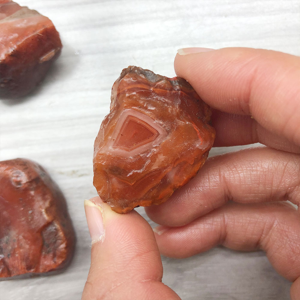 1pc Random Rough Raw Carnelian - Aquarium Marine Stone avaliação e preço