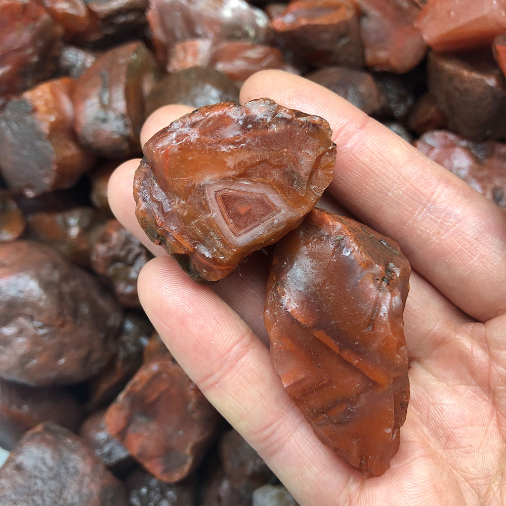 1pc Random Rough Raw Carnelian - Aquarium Marine Stone avaliação e preço